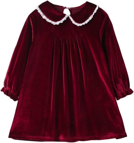 Baby dress full sleeve velvet 

#LTKover40 #LTKstyletip #LTKSeasonal