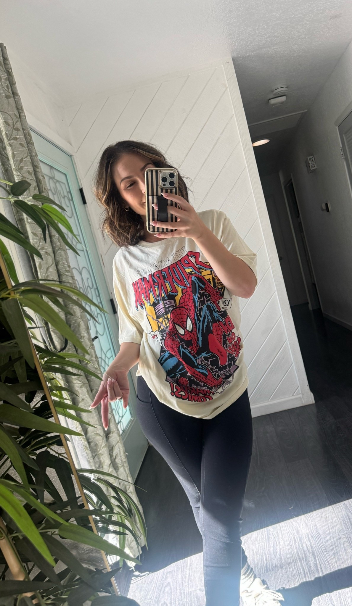 OOTD casual graphic T with some comfy leggings

#LTKootd #LTKdayinmylife #LTKmomlife
