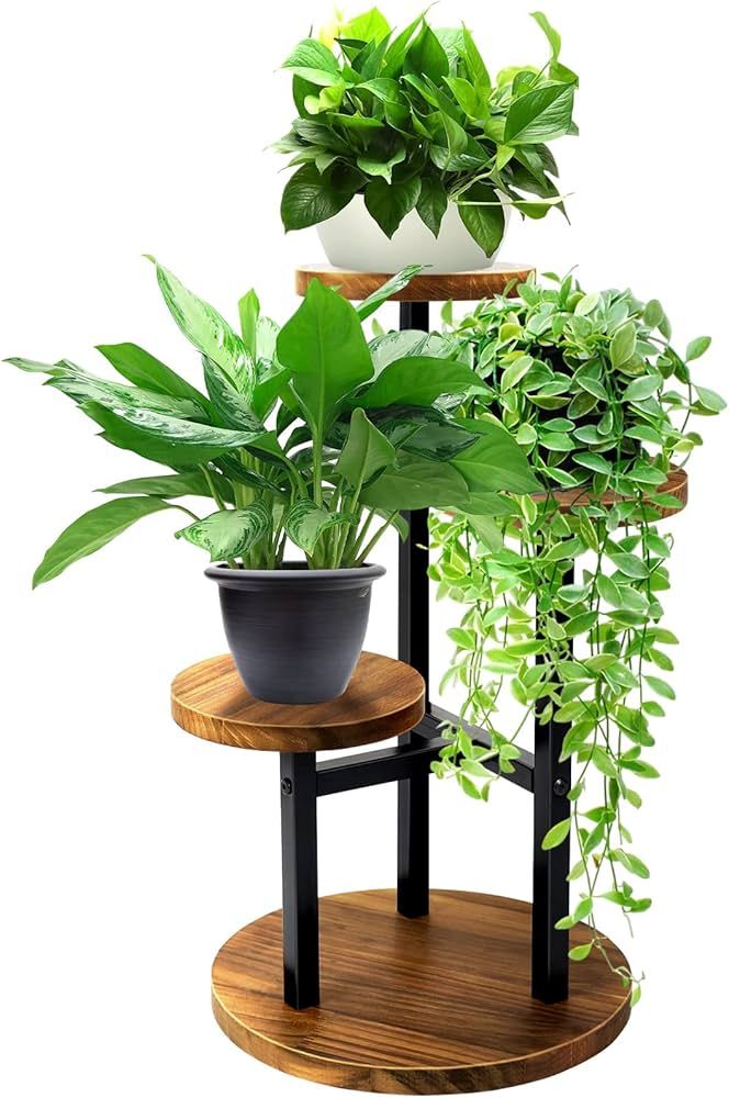 TDZWIN Plant Stand Indoor, 3 Tier Plant Stand Indoor Plant Stand Corner Plant Stand Tiered Plant ... | Amazon (US)