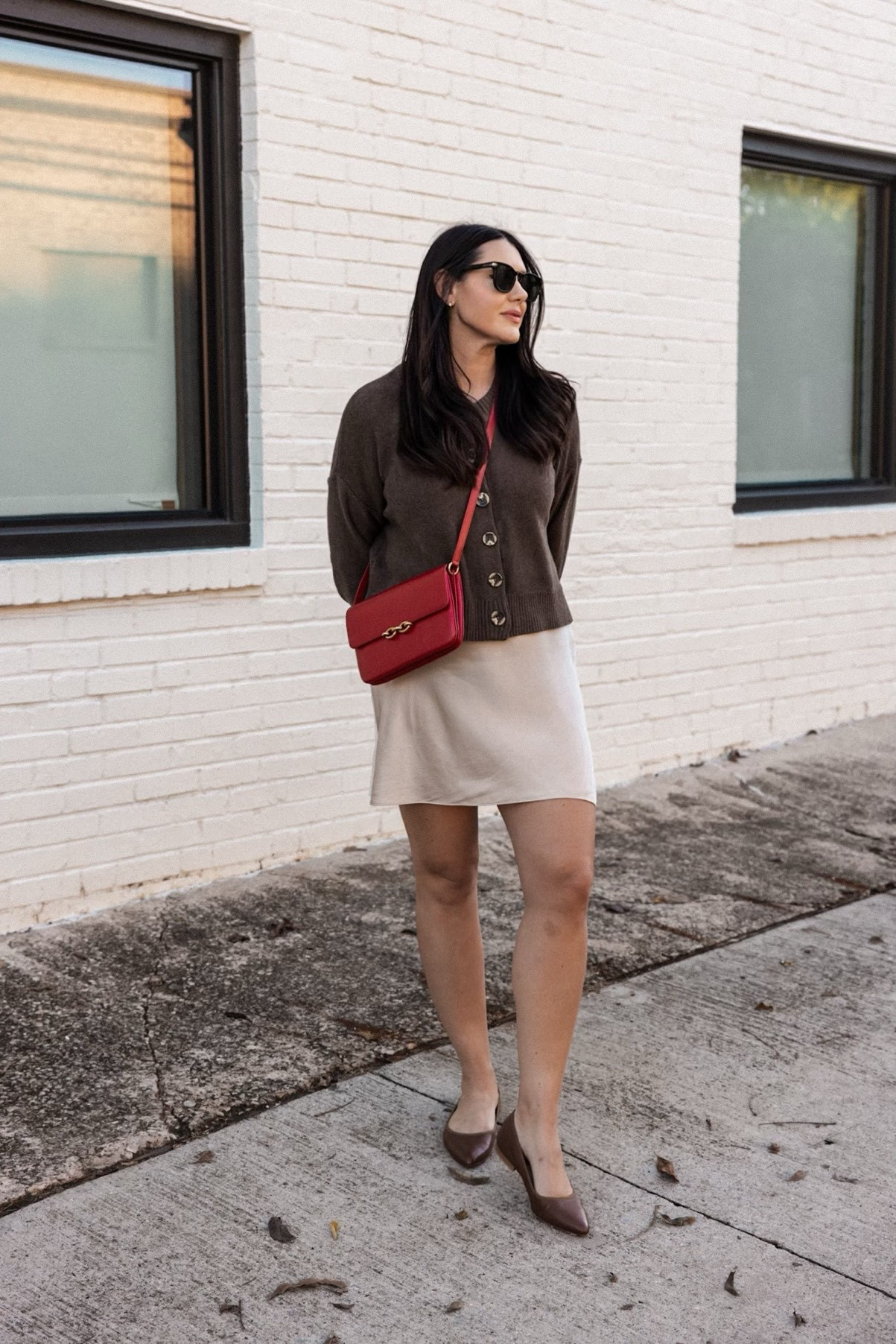 One of my favorite cotton cardigans is on sale for today only! I'm in the large as I like for it to fit loosely / a bit big! But it is a relaxed TTS fit. 

I'm in the large of the skirt, too! 

 #LTKHoliday