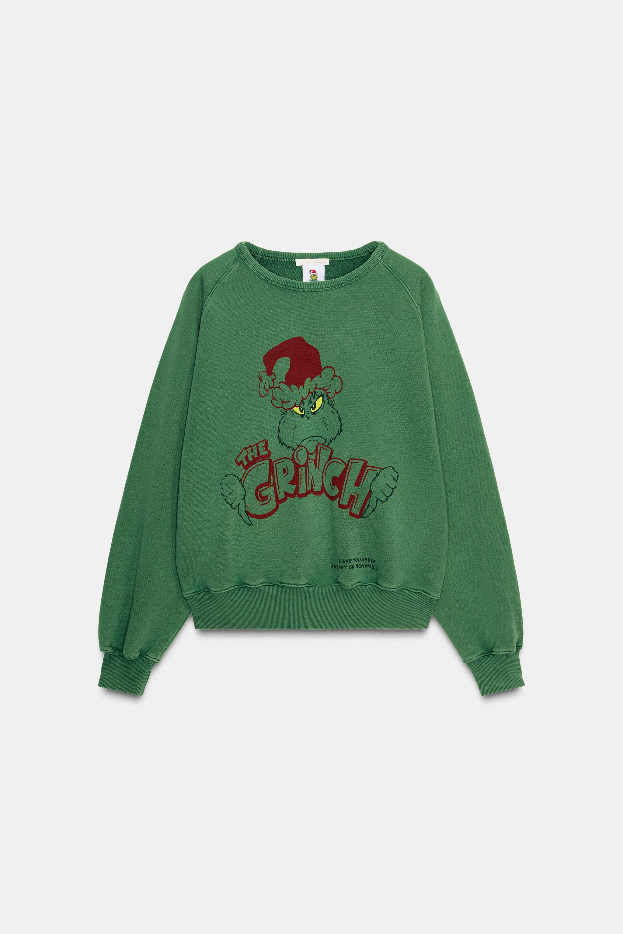 GRINCH™ CHRISTMAS WASHED EFFECT SWEATSHIRT | Zara US