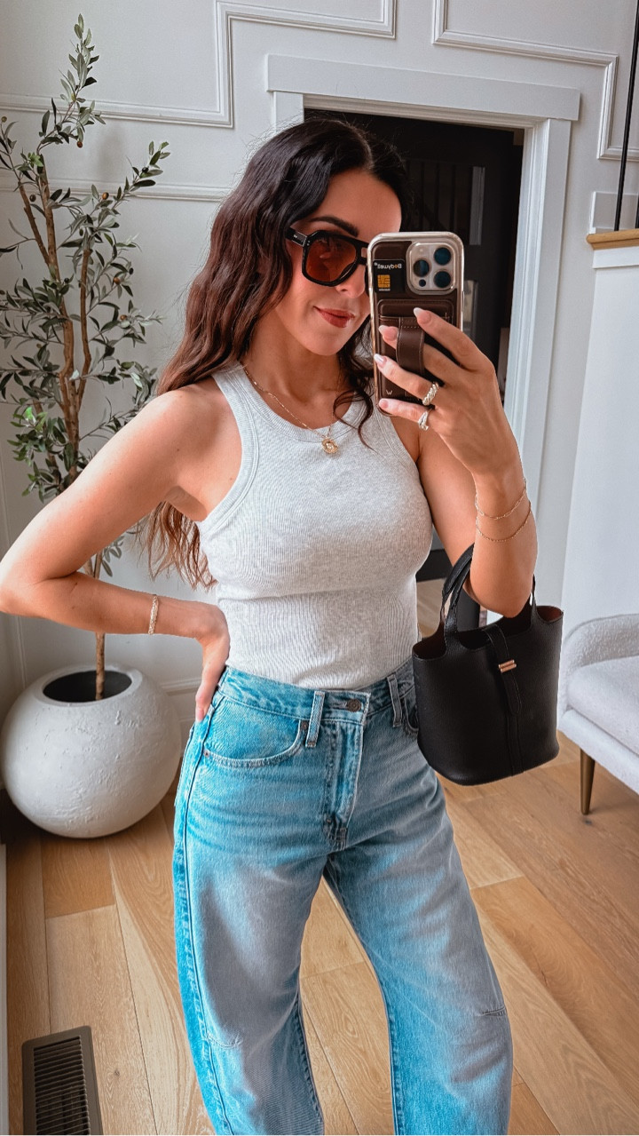 Hands down one of the best purchases for the summer! This tank has a built in bra with padding and comes in a ton of colors. 

Wearing in a size medium and 27 in my denim! 

Spring fashion, summer fashion, Amazon



#LTKootd #LTKSaleAlert #LTKgrwm