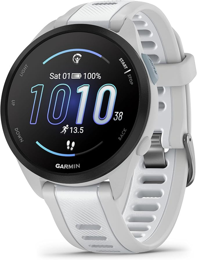 Garmin Forerunner 165 Music GPS 43mm Running Smartwatch, Lightweight, AMOLED Touchscreen, Advance... | Amazon (UK)
