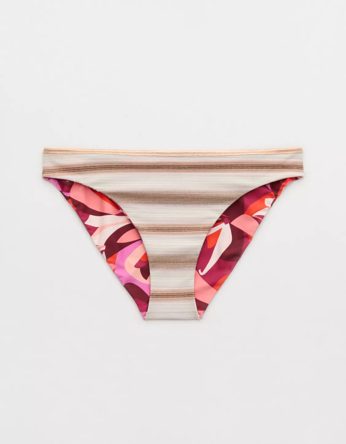 Aerie Metallic Binding Reversible Bikini Bottom | Aerie