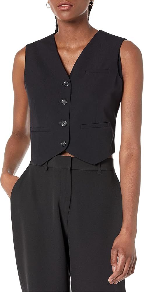 The Drop Women's Sadie Cropped Slim Vest | Amazon (US)