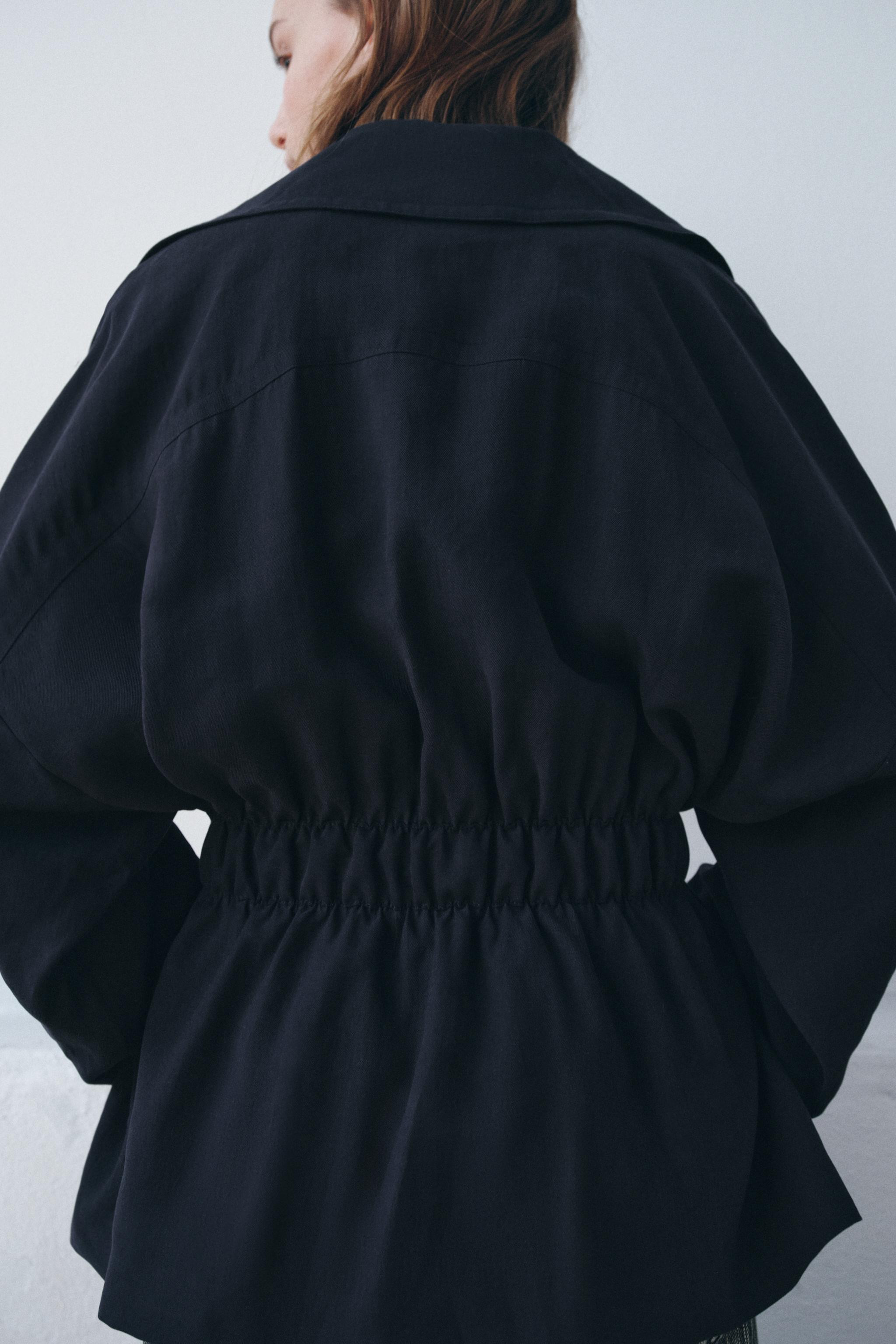 ZW COLLECTION SHORT FLOWING TRENCH COAT | Zara US