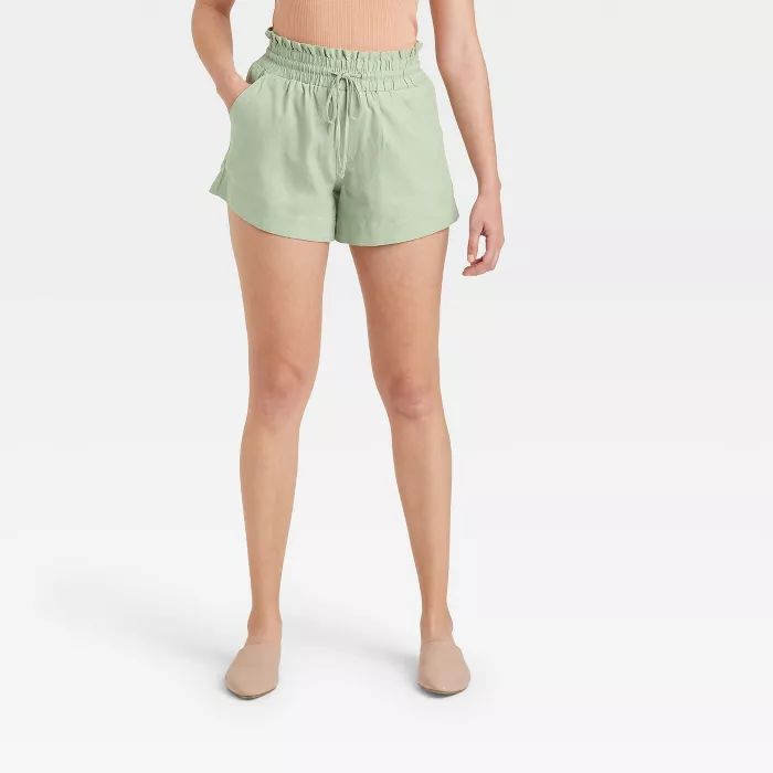 Women's High-Rise Pull-On Shorts - A New Day™ | Target