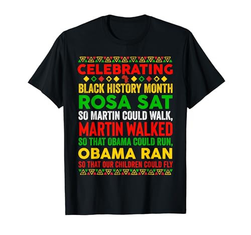 Black History Month Rosa Sat So Martin Could Walk T-Shirt | Amazon (US)