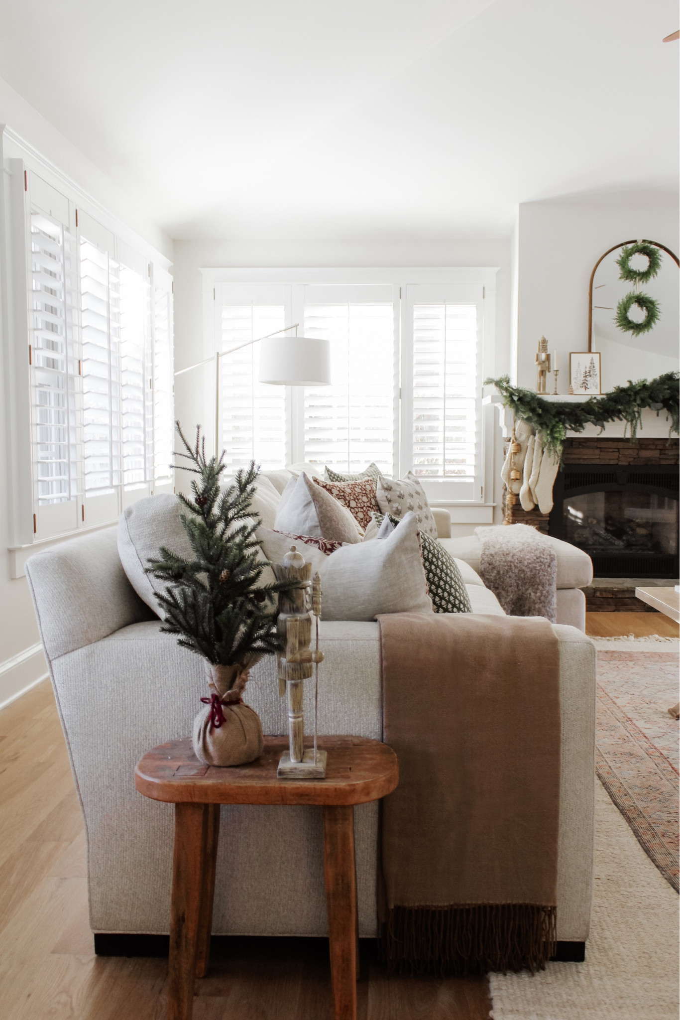 Ready for fire season ✨ On the blog, this week’s affordable finds are full of rugs, accent pieces and more to attainably make home happy! Shop via the link in bio.
•
You can shop my entire holiday home via the link in bio, too. Message me with any questions!
•
•
•

pillow sale, Fireplace mantel garland, Christmas garland, affordable holiday home decor, Michael’s garland, stocking decor, holiday home tour, neutral Christmas, simple Christmas decor, brass decor, holiday home inspo, candle holder, mirror, brass decor, nutcracker, hanging bells, sitting room decor, coffee table decor, affordable holiday decor, holiday style, Christmas home tour #LTKCyberweek

#LTKHoliday #LTKSeasonal #LTKGiftGuide