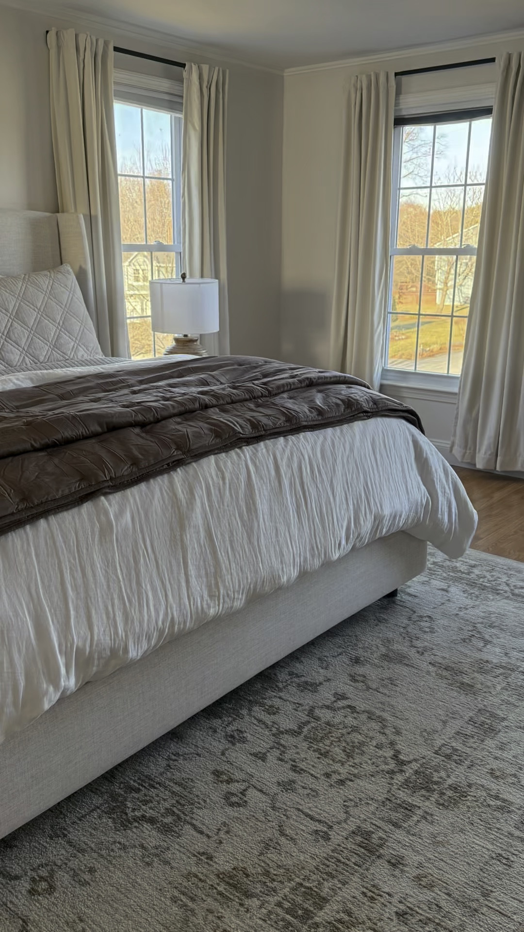 Favorite target purchase ! I have had these curtains for years and I still love them. I just updated to a new color.! Would look beautiful in any room, but I especially love them in my bedroom because they are room darkening. They come in two different lengths and many different colors. #bedroom #bedroomgoals

#LTKHome #LTKStyleTip #LTKFindsUnder50