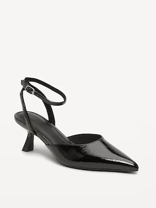 Patent Leather Kitten Heels for Women | Old Navy (US)