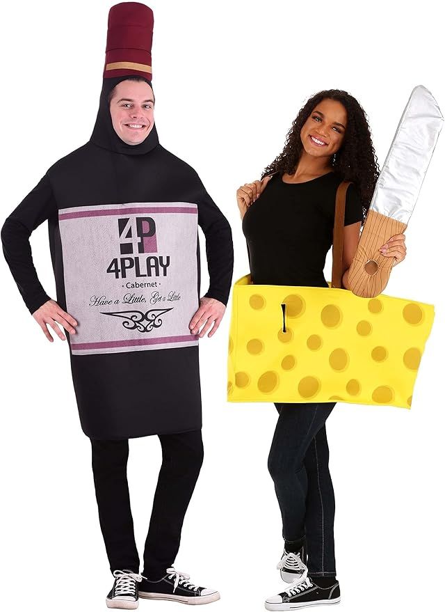 Fun World Costumes Perfectly Paired Wine And Cheese Set | Amazon (US)