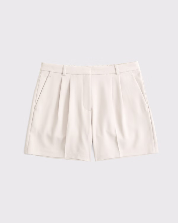 Women's A&F Sloane Low Rise Tailored Short | Women's Clearance | Abercrombie.com | Abercrombie & Fitch (US)
