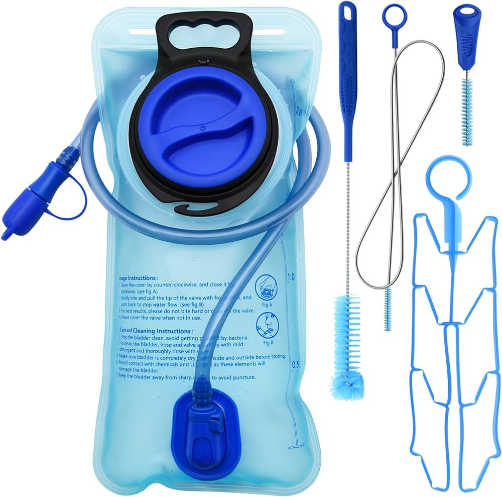 1.5L/2L/2.5L/3L Hydration Bladder, Large Opening Water Storage Bladder Bag, for Cycling Hiking Ca... | Amazon (US)