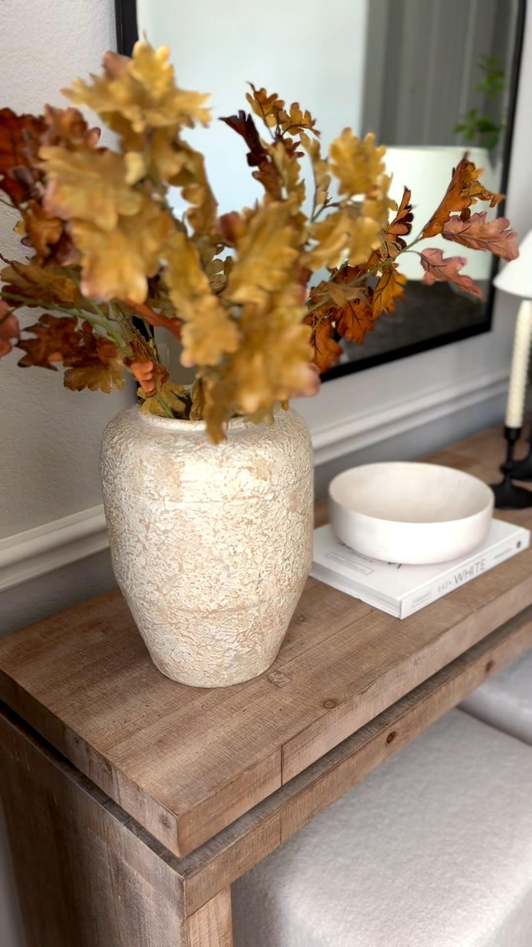 Fall console table decor unlocked 🍂🍁

Fall home
Console table 
Wayfair
Target 
Pottery Barn 
Fall faux stems 

#LTKFindsUnder50 #LTKHome #LTKSaleAlert