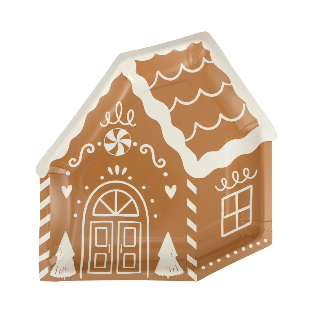 Gingerbread House 9" Plate | My Mind's Eye