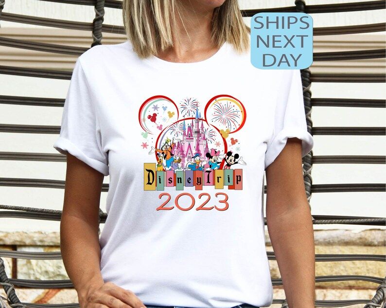 Disney Trip 2023 Shirt, Disney Mickey Minnie Shirt, Disneyworld Shirt 2023, Vintage Disney Shirt,... | Etsy (US)