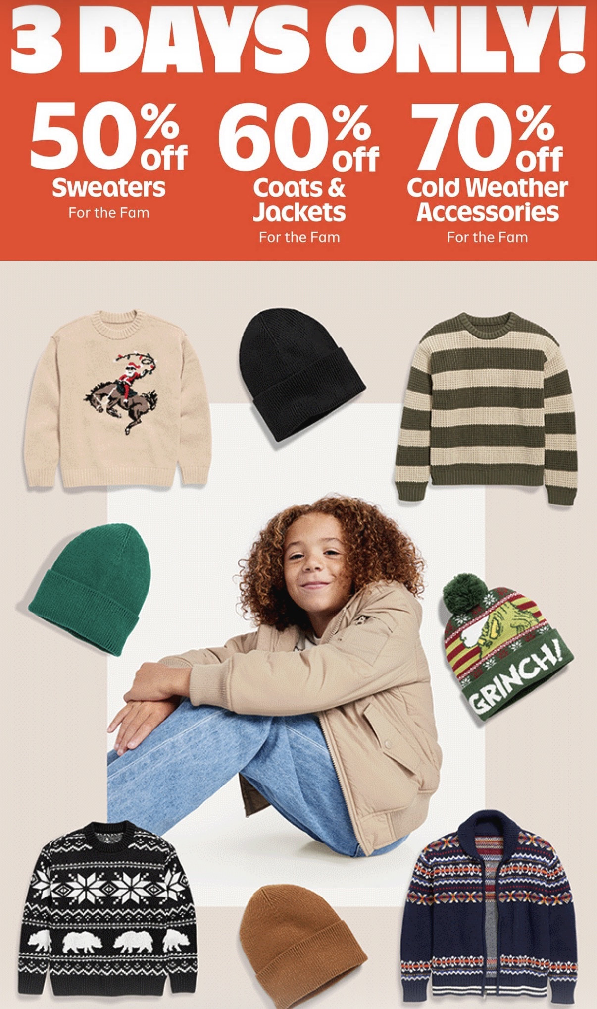 This 3-day Old Navy sale is TOO good — 50–70% off winter essentials 🖤❄️
Perfect for sweaters, sweats, fleece, coats, and all the cozy basics you’ll wear on repeat.
I added all my favorite picks to LTK so you can grab them while the deals are live.

#oldnavyfinds #winterstyle #cozyfashion #coldweatherwear #LTKfashion #LTKfinds #LTKsale #shoppingfavorites #onlineshopping #winterwardrobe #ShoppingWithPriiincesss #Atlantamom #AtlantaCreator #Atlantacontentcreators


#LTKHoliday #LTKSaleAlert #LTKGiftGuide