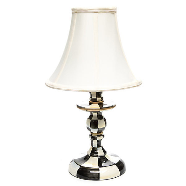 MacKenzie-Childs Courtly Check Candlestick Lamp | MacKenzie-Childs