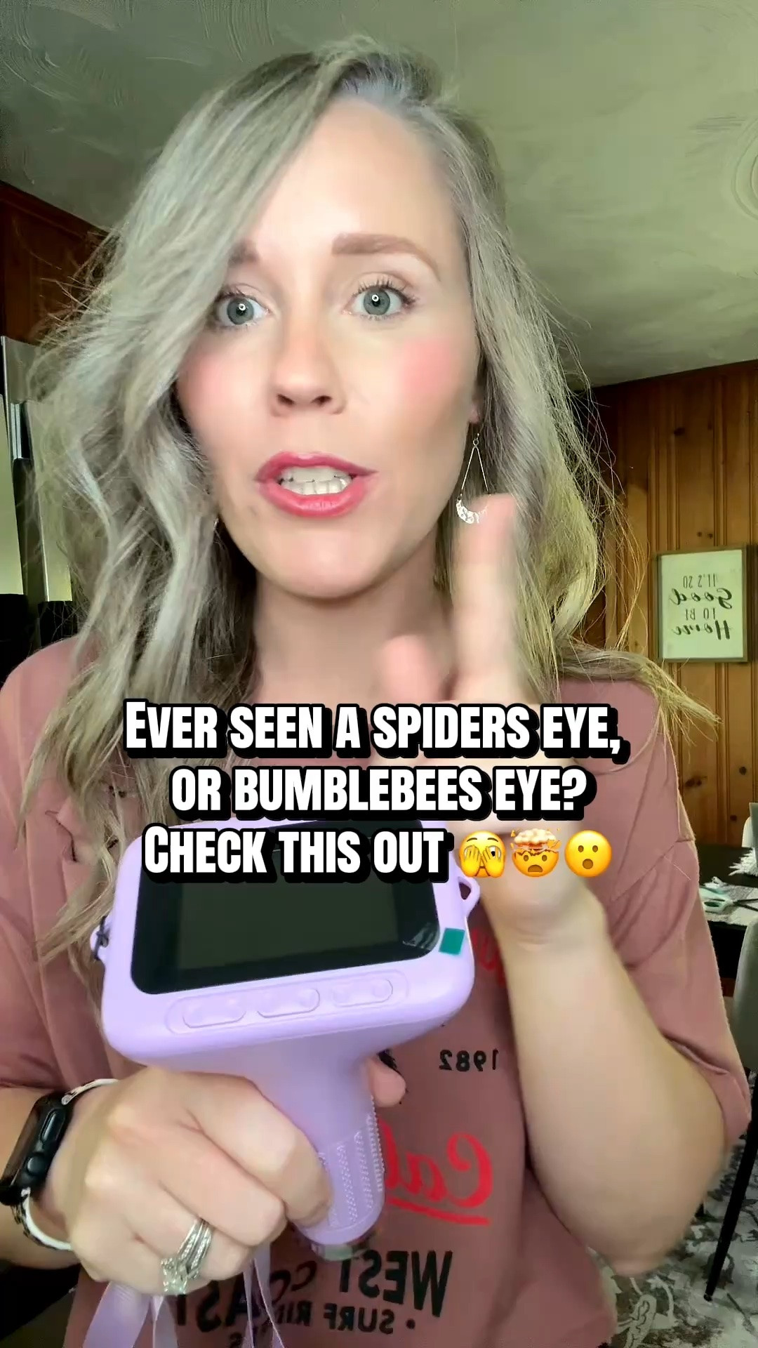 This microscope is one of the coolest things we’ve tried 👀🔬

It has a built-in screen, rechargeable battery, and lets you see details you never knew existed. We looked at a spider and a bumblebee and could actually see their eyes 😳

Such a fun way to get kids off their screens this summer while still keeping them curious and entertained. Perfect for little explorers, bug lovers, and future scientists 🕷️🐝✨

#LTKmomlife #LTKKids #LTKdayinmylife