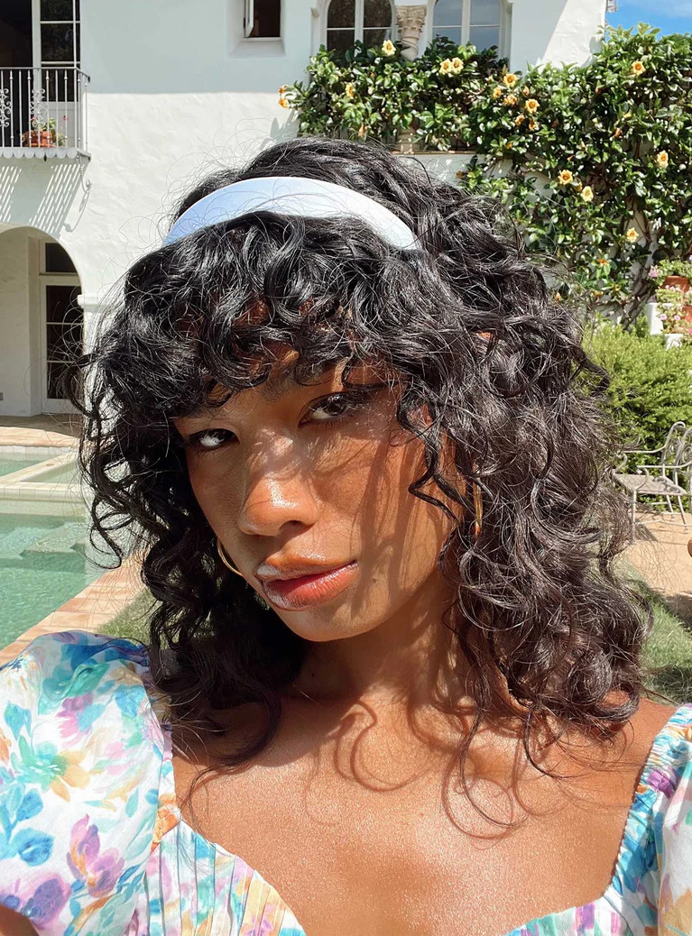 Bratitude Headband White | Princess Polly US