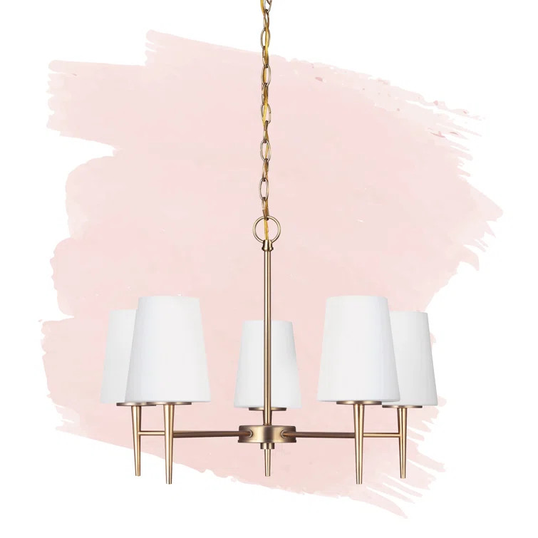 Victor 5 - Light Shaded Classic / Traditional Chandelier | Wayfair North America