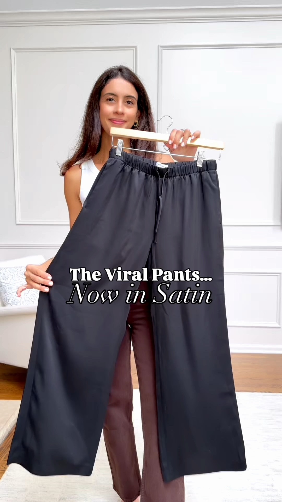 The viral Aritzia pants, now in satin 🤎 Satin is one of my favorite trends for fall. it’s effortlessly chic and makes even a simple outfit feel elevated. These pants did not disappoint! I also linked a similar, more affordable option.

Sizing:
• Satin pants: TTS, wearing Small
• Lace top: Small
• Silk black top: Medium
• Tank top: Small

#LTKootd #LTKgrwm #LTKSeasonal