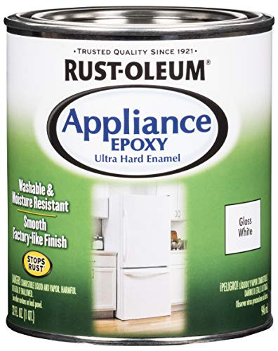Rust-Oleum 241168 Specialty Appliance Epoxy Paint, Quart, Gloss White 32 Fl Oz (Pack of 1) | Amazon (US)