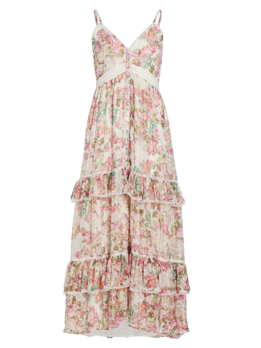 Tiered Floral Maxi Dress | Saks Fifth Avenue