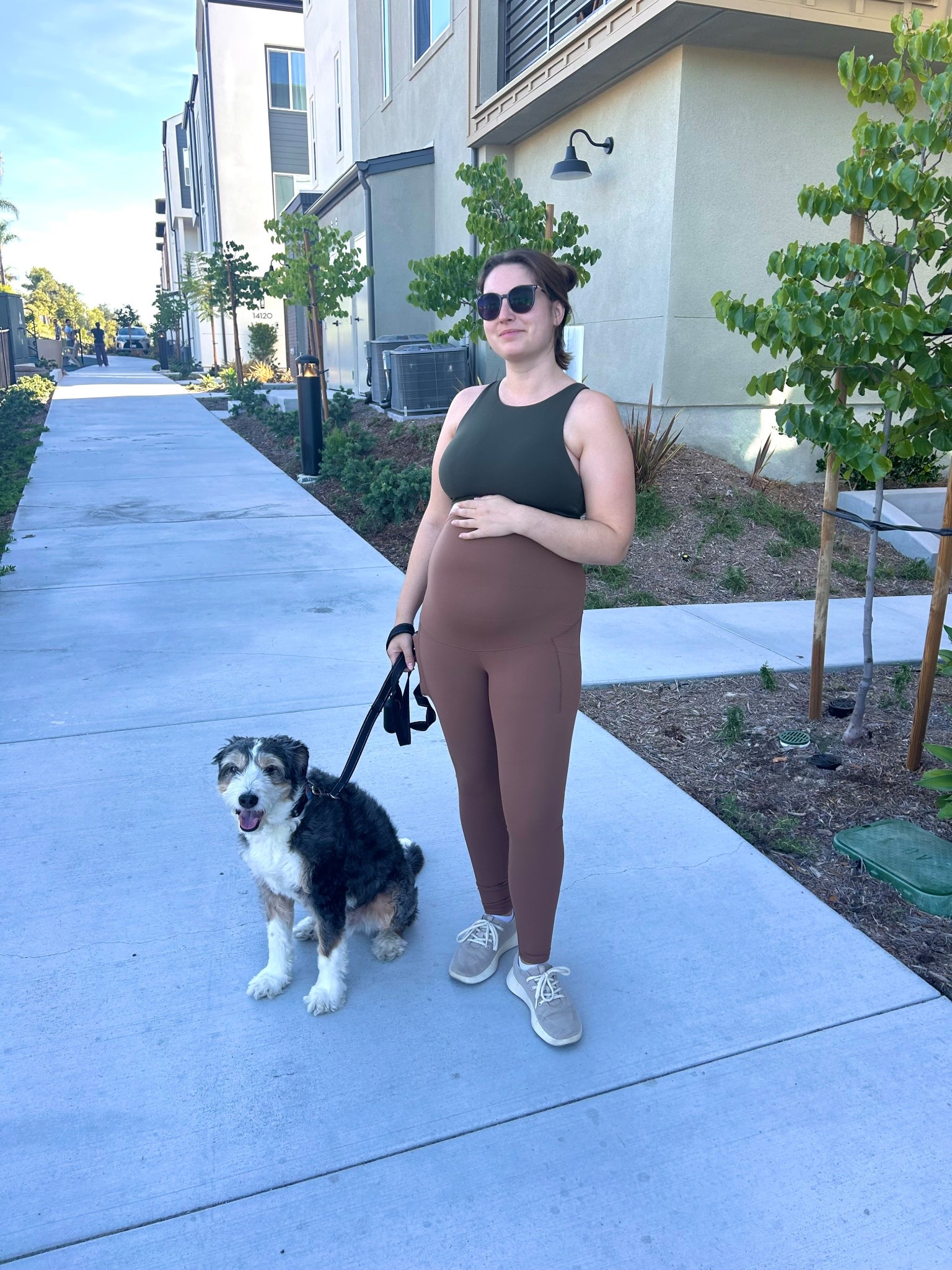 Today’s morning walk outfit. Tip is my pre pregnancy size M (a L tends to feel better these days though) and bottoms are a maternity size M

Bump style, maternity bottoms, maternity leggings, bump style, pregnancy outfit, bump friendly 

#LTKBump
