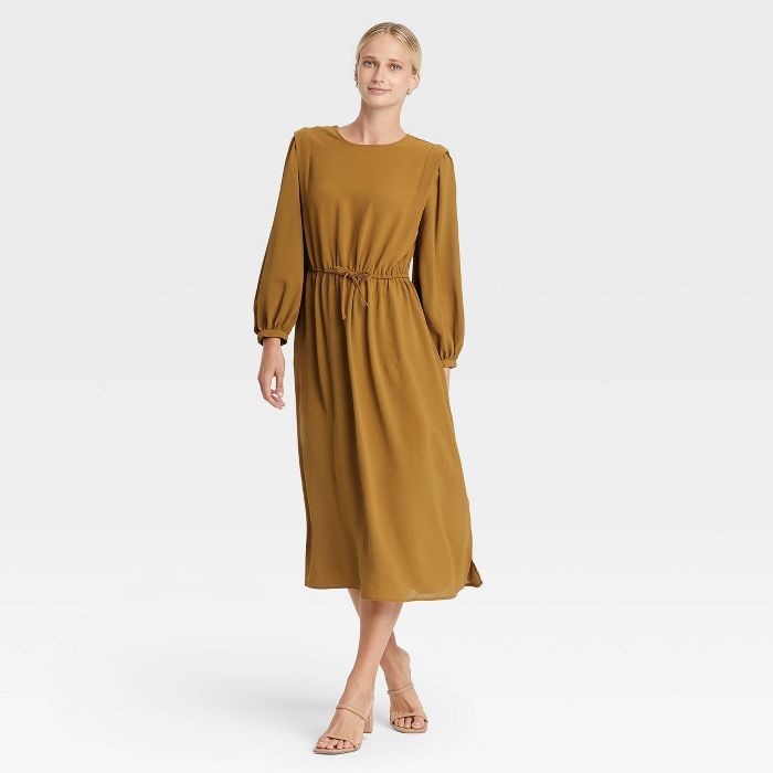 Women's Bishop Long Sleeve Dress - Who What Wear™ | Target