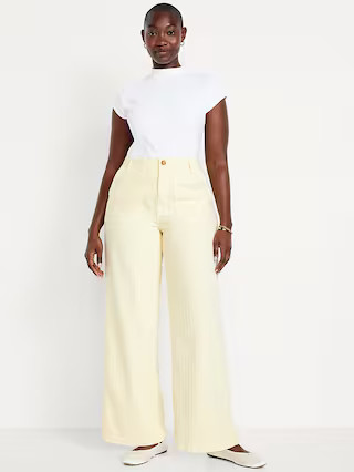 High-Waisted Baggy Wide-Leg Jeans | Old Navy (US)