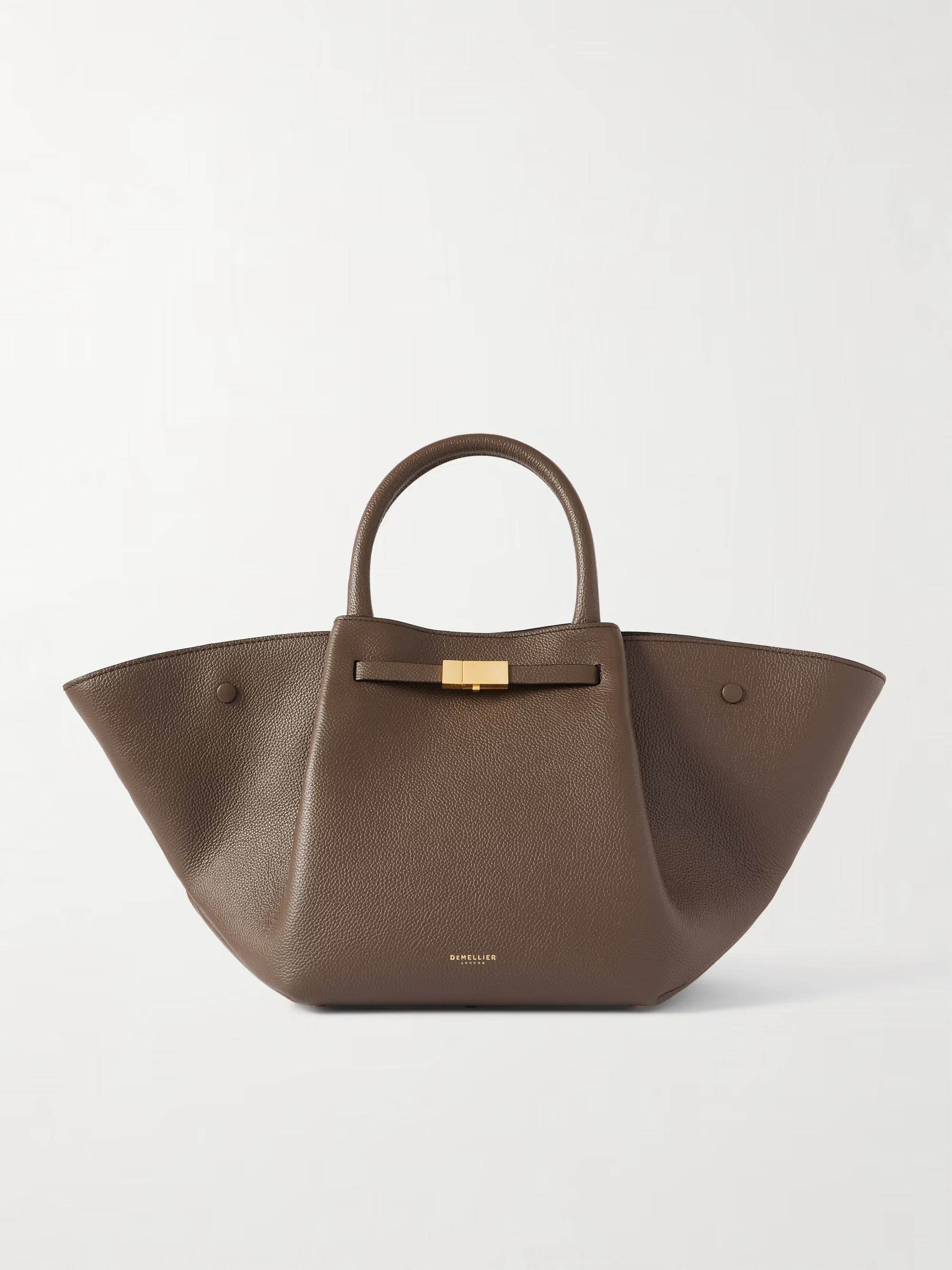 New York Midi textured-leather tote | NET-A-PORTER APAC