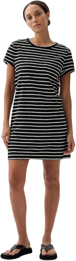 GAP Women's Relaxed Pocket T-Shirt Dress | Amazon (US)