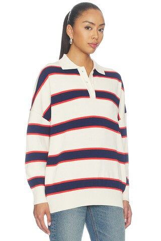 Taby Sweater in Eggshell Stripe | Revolve Clothing (Global)