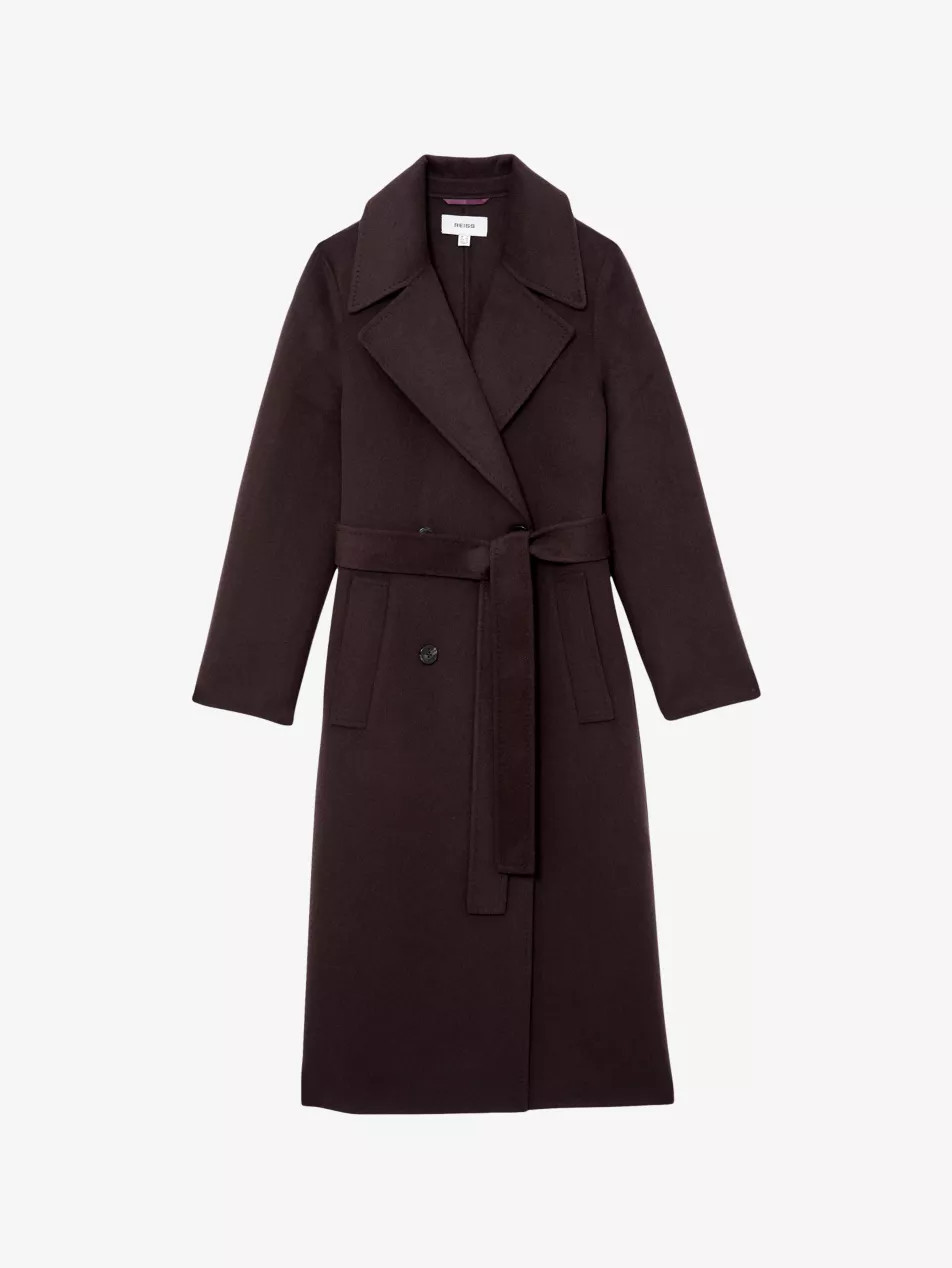 Rene Double-Breasted Wool-Blend Coat | Selfridges