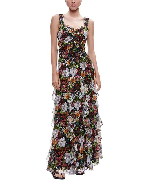 alice + olivia Rue Empire Waist Godet Maxi Dress | Shop Premium Outlets