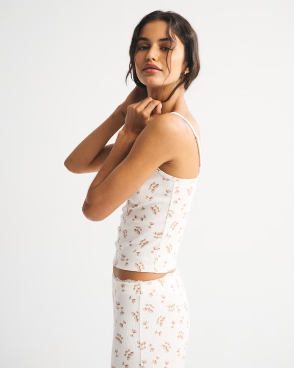 Pointelle Sleep Cami | Abercrombie & Fitch (US)