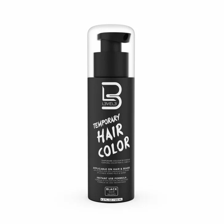 Level 3 Temporary Hair Color  (Black) Brush included 4.2 oz - Walmart.com | Walmart (US)