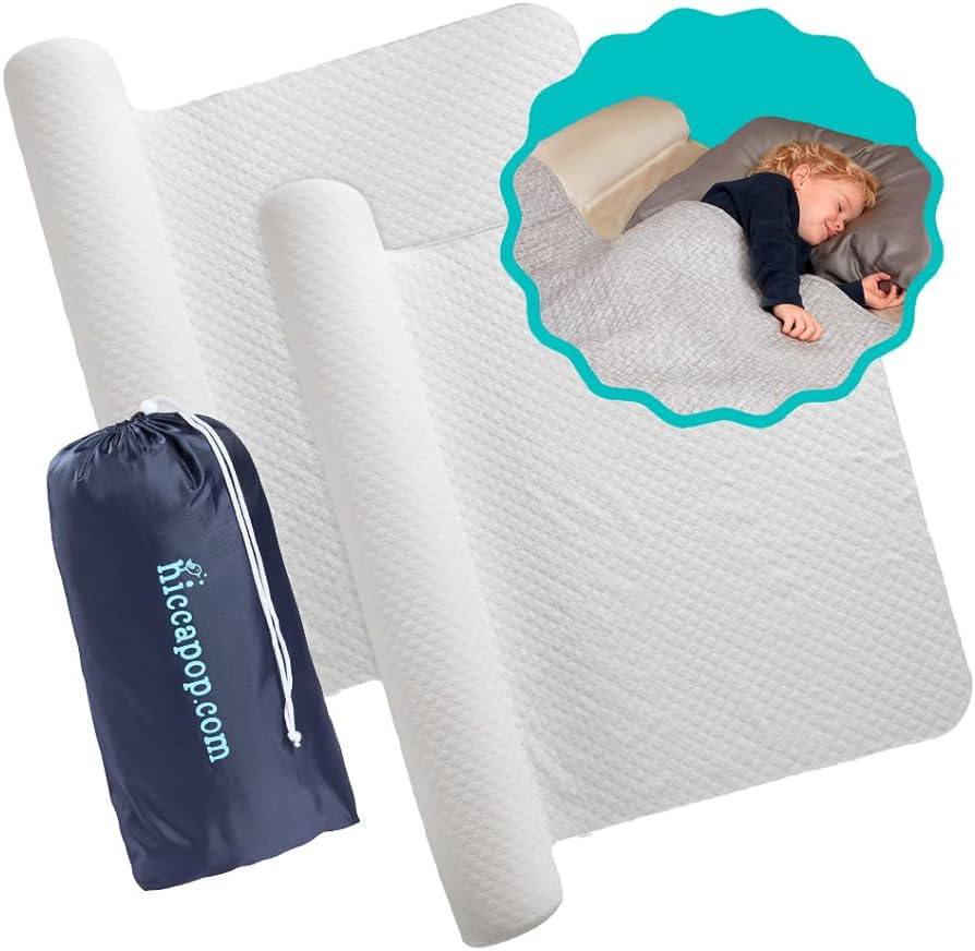 hiccapop [2-Pack] Inflatable Bed Rail for Toddlers | Travel Bed Rail, Blow-up Bed Bumper for King... | Amazon (US)