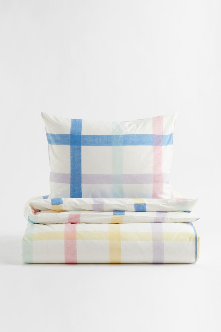 Patterned Twin Duvet Cover | H&M (US + CA)
