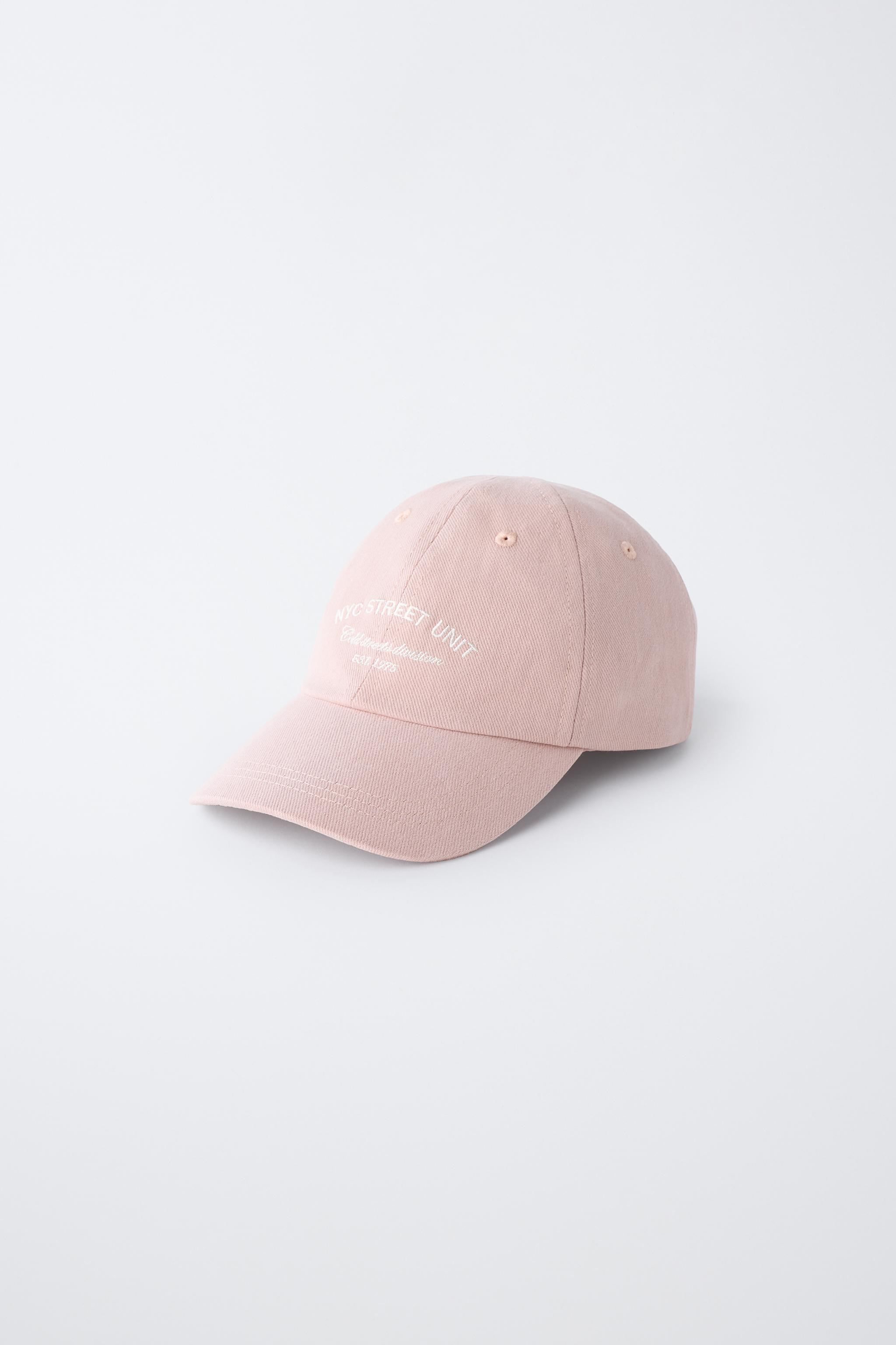 EMBROIDERED SLOGAN CAP | Zara UK