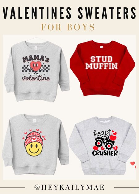 Cute Valentine’s Day sweaters for kids boys | On Etsy! ❤️

#LTKkids #LTKfamily #LTKSeasonal