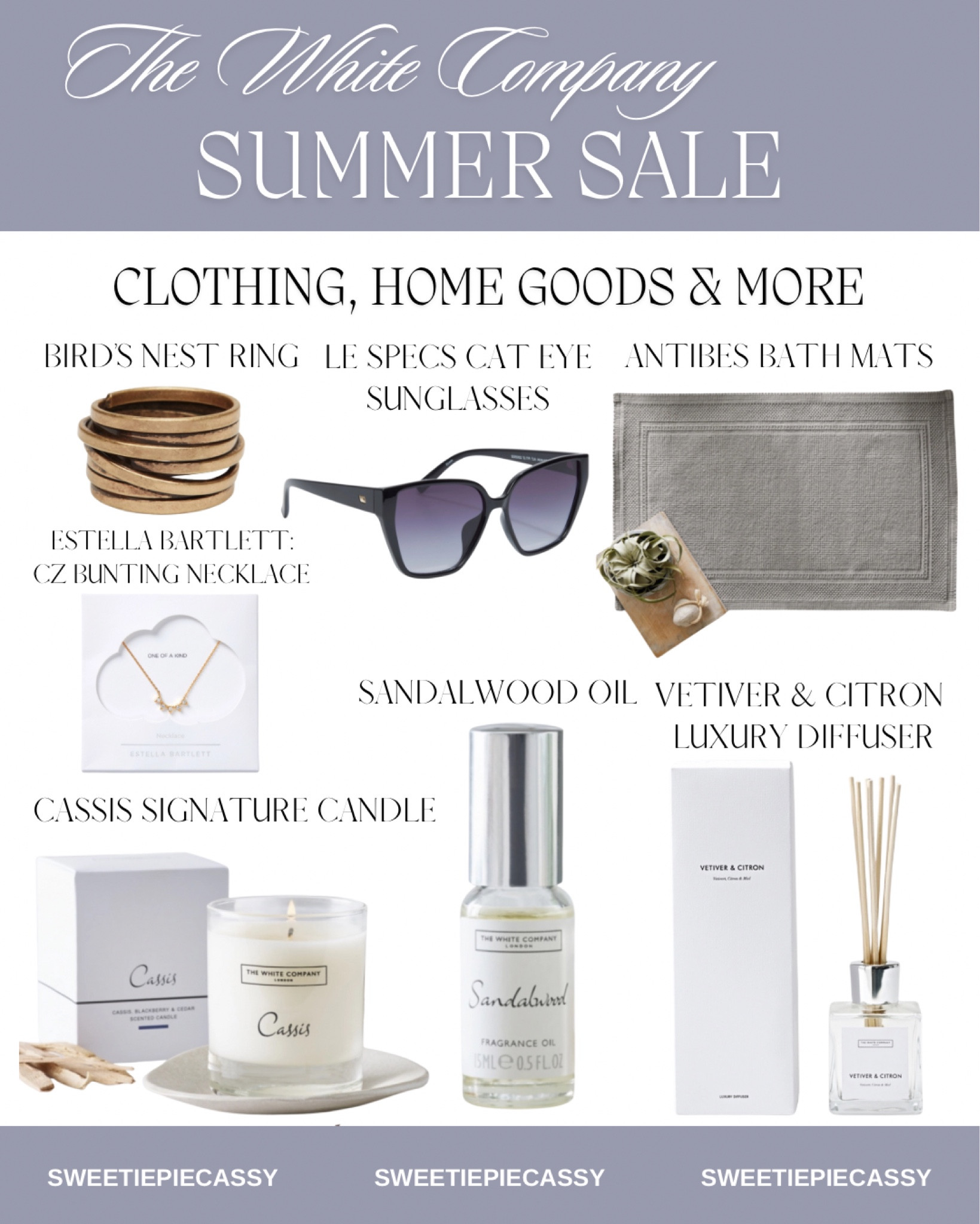 The White Company: Summer Sale ☁️ 

Up to 60% off a ton of home goods, house wears, decor, fashion & more from The White Company! Tons of these make great gifts for friends & family, along with amazing deals for babies, moms and everyone in between! Make sure to check out my ‘Sales’ collection for more of my seasonal favourites!💫

#LTKsale #LTKgiftguide #LTKsummer