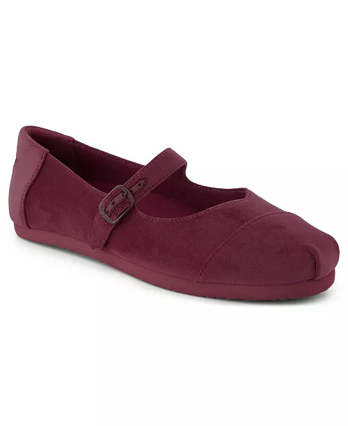 Women's Alpargata Mary Jane Buckled Espadrilles Flats | Macy's