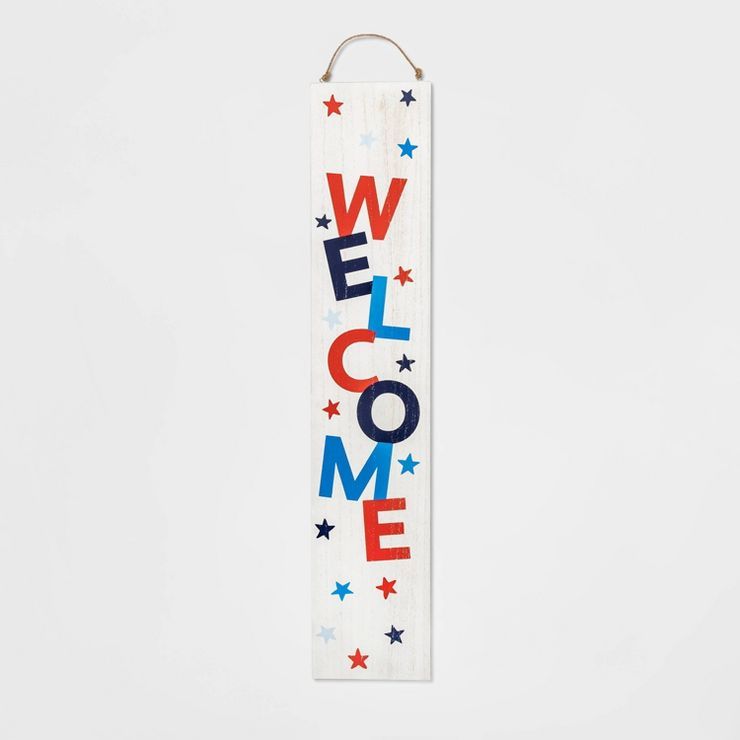 Large Reversible Front Porch Sign Americana - Sun Squad™ | Target