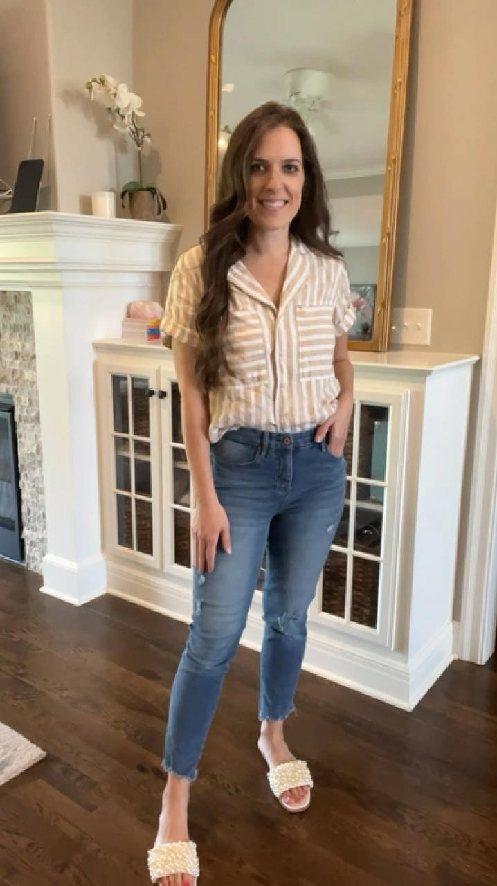 Target outfit idea!!! 🤍 Linen shirt with my favorite pearl flats! 


#LTKShoeCrush #LTKFindsUnder50 #LTKStyleTip