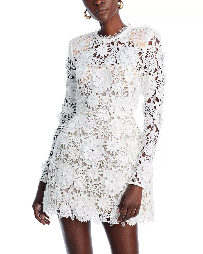 Maia Lace Mini Dress | Bloomingdale's (US)