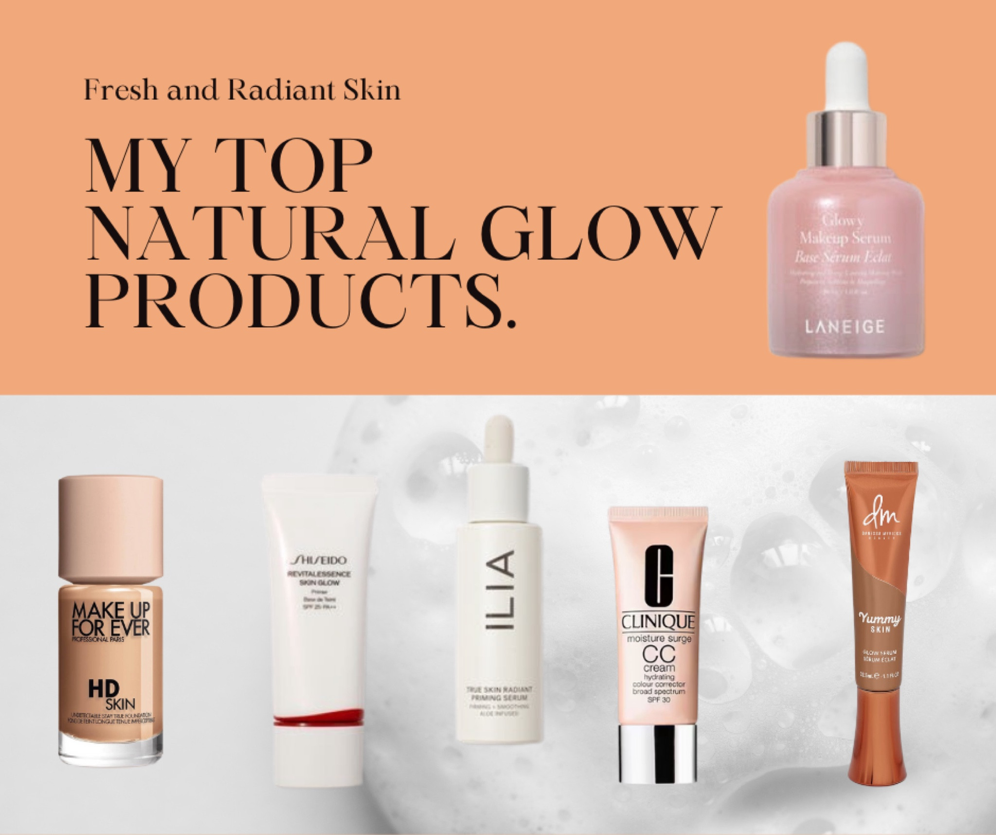 To achieve flawless skin, it’s important to choose the right products that cater to your specific needs. 

When it comes to prepping & priming your skin, you can use products that have skincare properties, like the @danessamyricksbeauty Beauty Yummy Skin Glow Serum.

With summer just around the corner, it’s important to prep your skin for foundation to achieve that ultimate flawless and radiant complexion.

Here are my top skincare/makeup duo products ✨

#LTKSeasonal #LTKeurope #LTKbeauty