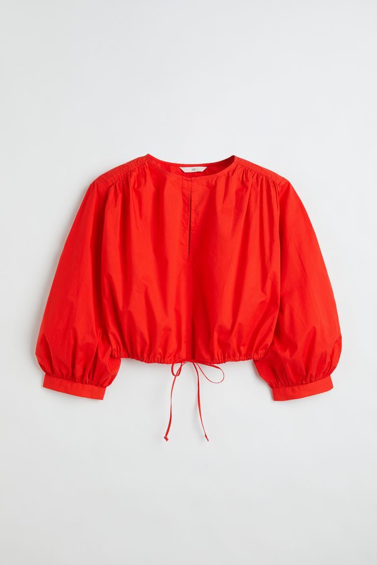 Short Cotton Blouse | H&M (US)